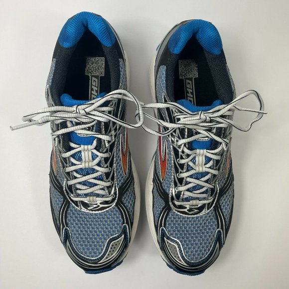 Brooks Ghost 5 Men\'s Size US 11.5 D Athletic Running Shoes Sneakers Blue/White main image 8